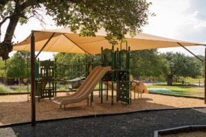 Play space at Belvedere Austin
