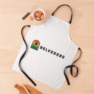 Apron with Belvedere logo