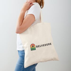 Tote bag with Belvedere logo